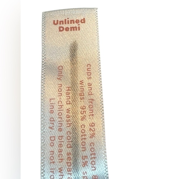 Cacique Cotton Unlined Demi Bra 38 C - Picture 10 of 11